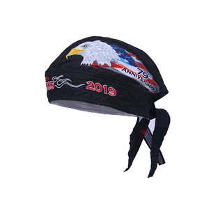 Pañuelo de cabeza completa de algodón para motocicleta, accesorios para el cabello, gorro de calavera Doo, pañuelo para el pelo - Product Image 5