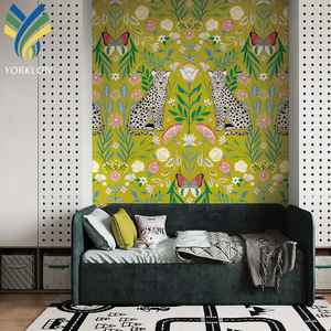 YF-CR11 Designs de Luxe Décoration Intérieure Murale 3D <span class=keywords><strong>Fille</strong></span> Enfant Bébé Chambre à Coucher Dessin Animé Animal <span class=keywords><strong>Papier</strong></span> <span class=keywords><strong>Peint</strong></span> Mural - Product Image 4