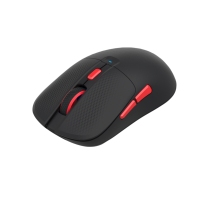 Recién llegado, ratón inalámbrico recargable ergonómico programable, 2,4G + BT +, ratón para juegos con cable de tres modos para jugadores de ordenador