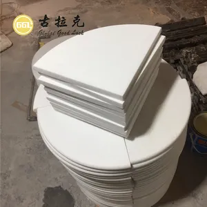 Étagère d'angle <span class=keywords><strong>murale</strong></span> en marbre naturel, en forme d'éventail, décoration pour la maison, bon marché, 9 pouces, pour la salle de bain - Product Image 1