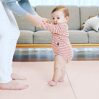 Tapis de jeu en cuir végétalien souple et imperméable pour enfants, mousse rembourrée pour bébés, activité de gymnastique, pliable, tapis de jeu pour bébés