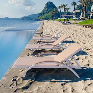 Mobilier d'extérieur contemporain en alliage d'<span class=keywords><strong>aluminium</strong></span> Chaise longue pour cour moderne parc hôtel jardin <span class=keywords><strong>Bain</strong></span> <span class=keywords><strong>de</strong></span> <span class=keywords><strong>soleil</strong></span> pour se prélasser - Product Image 3