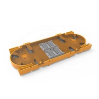 12/24 Port Fiber Optic Splice Tray untuk Serat Kotak Terminal Patch Panel