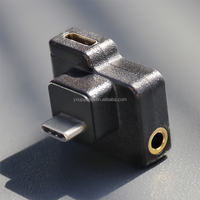 CYNOVA OSMO Action Adaptor Mikrofon USB-C Ganda Asli ke 3.5mm Kompatibel dengan Aksesori DJI OSMO Action