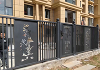 Rampe de balcon incurvée moderne en alliage d'aluminium et acier inoxydable, sur mesure pour bâtiments résidentiels et commerciaux