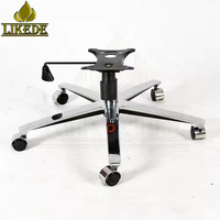Base de chaise pivotante en aluminium robuste 5 étoiles pour chaise de bureau et de gaming, idéale pour les mobilier de direction et commercial