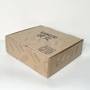 صندوق للهوت دوج/صندوق للهوت دوج كوري مطبوع بشعار مخصص من الورق لتعبئة وتغليف الطعام