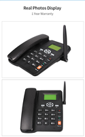 Best 2 Sims Low Cost Multi Function GSM Teléfono de escritorio inalámbrico fijo Móvil ETS 6588