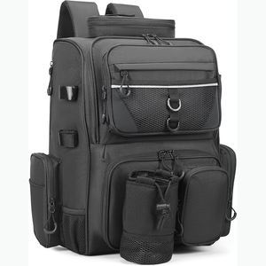 Mochila de Pesca con Portacañas, Mochila de Pesca Portátil Ligera, Riñonera de Pesca Impermeable, Muestra Gratis - Product Image 6