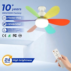<span class=keywords><strong>Ventilador</strong></span> <span class=keywords><strong>de</strong></span> <span class=keywords><strong>Techo</strong></span> LED <span class=keywords><strong>con</strong></span> <span class=keywords><strong>Luz</strong></span>, 30W 40W E27, Material ABS, Aspas Extraíbles, para Dormitorio Interior, Nuevo - Product Image 2