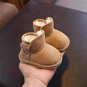 Botas de nieve cálidas para bebé, zapatos antideslizantes con forro polar para primeros pasos, de 0 a 6-13 meses, para otoño e invierno - Product Image 2