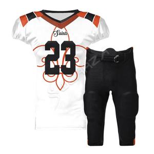 วัสดุระบายอากาศคุณภาพระดับพรีเมียมชุดอเมริกันฟุตบอลแบบสลิมฟิตราคาไม่แพงชุดอเมริกันฟุตบอลแห้งเร็ว - Product Image 5