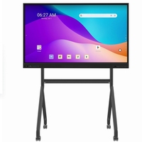 Nuevo Televisor Inteligente IBoar de 65 75 86 98 Pulgadas con Pantalla Táctil 4K UHD, Todo en Uno, Panel Plano de Aluminio, USB Serial
