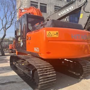 Excavateur hydraulique sur chenilles Hitachi ZX160 d'occasion Excavateur multifonctionnel 20 tonnes Commerce extérieur Vente directe - Product Image 3