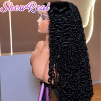 Perruque frontale sans colle 13x6 HD Lace, 100% cheveux humains vierges vietnamiens, bouclés birmanes, 40 pouces, ondulés, cuticules alignées