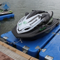 Plateforme flottante durable pour jet ski Marina avec une flottabilité de 950 kg et une durée de vie de 10 ans - Vente flash pour les sports nautiques