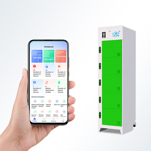 Overhead có thể truy cập 5 khe trao đổi trạm cho xe đạp điện và Xe tay ga ngoài trời EU tiêu chuẩn pin ổ cắm - Product Image 5