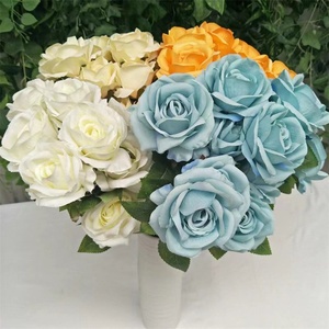 C-1065 <span class=keywords><strong>Ted</strong></span> Bakerencylopaedia Floral Soie Artificielle Rose Bouquet Pour La Décoration - Product Image 2