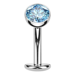 <span class=keywords><strong>Piercing</strong></span> all'<span class=keywords><strong>Ombelico</strong></span> in Titanio ASTM F136 con Zirconi Placcati <span class=keywords><strong>Argento</strong></span>/Oro, Anello per <span class=keywords><strong>Ombelico</strong></span> con Perline Fluttuanti e Incastonatura a Grappolo Senza Filettatura - Product Image 4