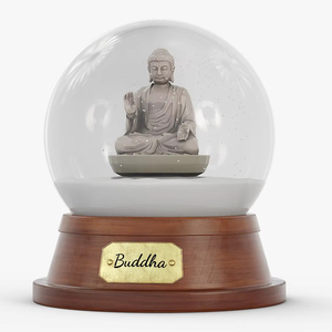 Estatua <span class=keywords><strong>Buda</strong></span> Snow Globe Recuerdo Regalos para Turista - Product Image 4