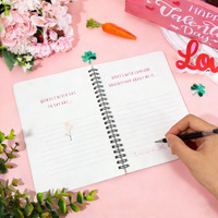 Carnet à spirale avec nœud papillon de dessin animé, ensemble créatif pour étudiants, planificateur détachable, cadeau