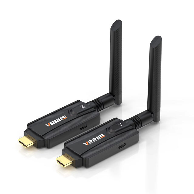 NKIWI 200Meters HD 1080p Wireless Video Transmitter Receiver for HDMI-Compatible 1TX 2RX for Meeting Office Projector Home