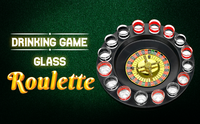 Roulette à boire avec verre à liqueur Jeux de roulette Jeux à boire Jeux de fête