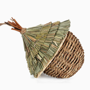 Temu Patlamaları Hasır Kuş Yuvası Yaratıcı El Yapımı Kuş Kafesi Bahçe Dekorasyonu Kuş Evi Ekolojik Fabrika Toptan Satış Fujian - Product Image 5