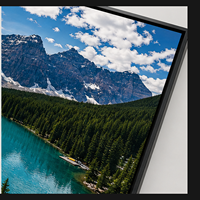 Impression sur toile Paysage Lac de Montagne Turquoise pour Salon, Bureau, Hôtel, Lodge – Décoration Intérieure Nature Calme