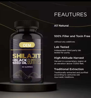 Gummies de Shilajit Pur de l'Himalaya à l'Acide Fulvique pour lutter contre la fatigue, stimuler l'énergie, favoriser la récupération musculaire, la vitalité et comme supplément de minéraux traces