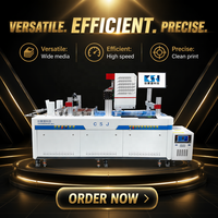 Machine d'impression numérique UV couleur à jet d'encre à passage unique pour sacs en plastique non tissé souples entièrement automatiques CSJ-U600