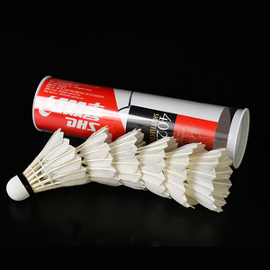 Volants de <span class=keywords><strong>badminton</strong></span> DHS <span class=keywords><strong>Double</strong></span> Happiness modèle 402A de haute qualité, 6 pièces - Product Image 5