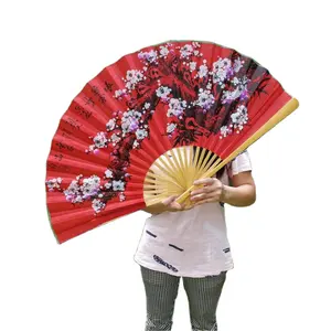 I AM YOUR FANS扇風機100% 手描き赤中国絵画花