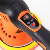Polisseuse de voiture sans fil à batterie DA économique 21V 580W, orbite 9mm, plateau 150mm, 8 vitesses 2800-5500 tr/min pour correction de peinture automobile