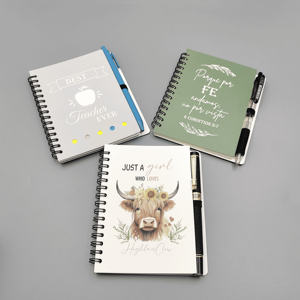 A6 mềm Bìa đôi xoắn ốc máy tính xách tay 50 sheets với phim hoạt hình đầy màu sắc và thiết kế đặc biệt cho các văn bản nhật ký Tạp Chí tổ chức - Product Image 6