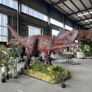 Carnotaure animatronique en métal personnalisé, réaliste et mobile, pour parcs d'aventure, centres commerciaux et utilisation en intérieur/extérieur - Product Image 2
