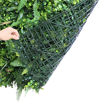 1m * 1m Vertical Plante Mur Intérieur Panneaux Artificiels Verdure Feuilles Mur pour Vitrine Centre Commercial décoration maison