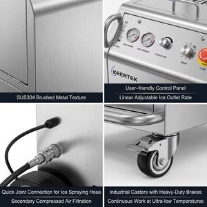 Máquina Industrial <span class=keywords><strong>de</strong></span> <span class=keywords><strong>Limpieza</strong></span> <span class=keywords><strong>con</strong></span> <span class=keywords><strong>Hielo</strong></span> <span class=keywords><strong>Seco</strong></span> para Eliminar Residuos <span class=keywords><strong>de</strong></span> Aceite y Suciedad Debajo del Chasis y en los Guardabarros - Product Image 2