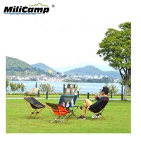 Chaise de camping pliante ultralégère pour enfants, grande taille, avec structure en aluminium et acier, idéale pour la pêche