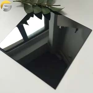 V248 Cheap Shiny Mirror Classic Color Decorative Black Titanium Stainless Steel Sheet For Home Office Ceiling Project