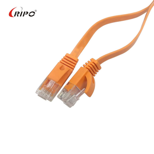 High-Speed Flat Cat7 UTP/STP Solid Conductor Computer Patch Cable RIPo CCA/CU RJ45 8P8C Connector Network Solution Communication