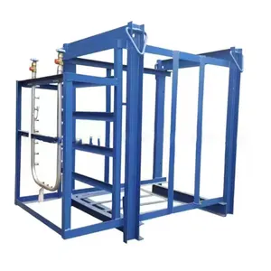 Good quality customized strong stackable zinc galvanized gas cylinder lifting cage