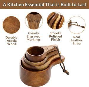 Bán Buôn Baking Pastry Công Cụ Cà Phê Bột Đo Muỗng Bộ Của <span class=keywords><strong>4</strong></span> Keo Nhật Bản Phong Cách Đo Ly Và Thìa Cho Nấu Ăn - Product Image 3