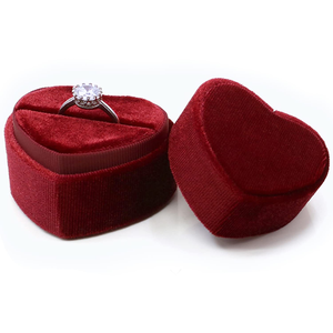 Manufacturer Wholesale Exquisite High-end Mini Velvet <b>Ring</b> <b>Box</b> Creative Jewelry <b>Box</b> Plush Jewelry Packaging <b>Box</b> - Product Image 4
