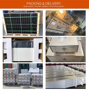 Sistema Solar Híbrido Doméstico SUNPLUS de 12kW, Paneles Monocristalinos, Batería de Iones de Litio, Fácil Instalación en Techo para Filipinas - Product Image 4