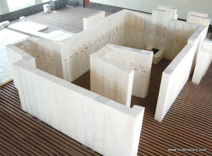 Verre <span class=keywords><strong>réfractaire</strong></span> pour four, utilisé pour la coulée de blocs d'alumine, fusionné, haute réfractarité 1770-2000°C - Product Image 2