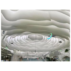Foshan Construction maison intérieur <span class=keywords><strong>art</strong></span> décoratif 3d carreaux de plafond tombant 24x24 pour maison portable - Product Image 1