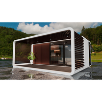 Offre Spéciale Luxe Villa Modulaire Préfabriquée 20ft 40ft pour Chambre d'Hôtes, type Cabane Apple, Boutique Mobile