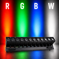 Светодиодный линейный прожектор 12x40 Вт RGBW 4-в-1, IP20, DMX512, для сценических эффектов