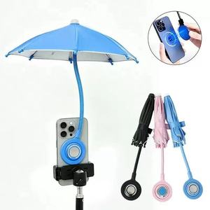 Parasol magnétique universel portable IStapromo Gifts pour téléphone, anti-reflet, en plastique, pour plage, piscine, extérieur, vidéo et photo - Product Image 1